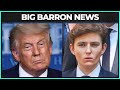 Surprising news about trumps 18yearold son barron