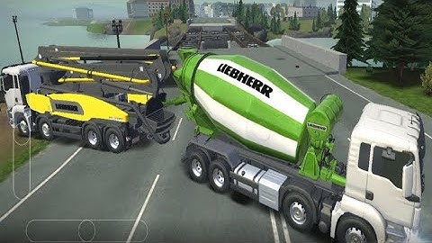 Construction simulator 3 iOS Android 2022 Gameplay Mixer truck simulator game Android Gameplay