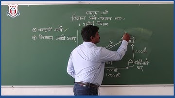 Std 9th | Mar  Med | Science I | Ch 01 Gatiche Niyam (1/2)