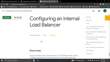 Configuring an Internal Load Balancer Google Cloud Lab Solution
