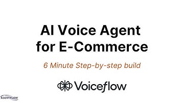 AI Voice Agent in 6 minutes | Voiceflow Tutorial
