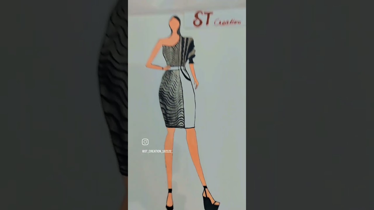 optical illusion dress pattern 🎨🖌️