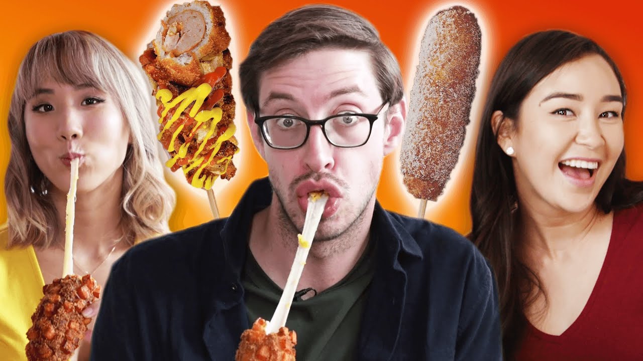 Korean Corn Dogs Challenge • The Food Babies
