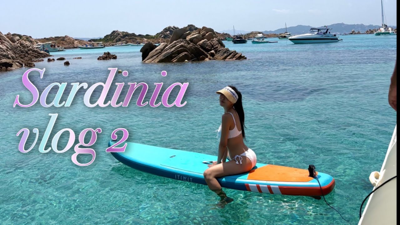 🇮🇹사르데냐 ep 2, 보트투어, 아이폰 바다에 빠진 날🤬
