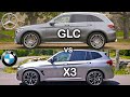 BMW X3 vs Mercedes GLC, GLC vs X3, Mercedes vs BMW - visual compare