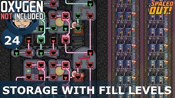 LIQUID STORAGE WITH FILL LEVEL UPDATES - ONI - Spaced Out: Ep. #24 (Oxygen Not Included)