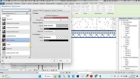 Revit add materials layers to the walls