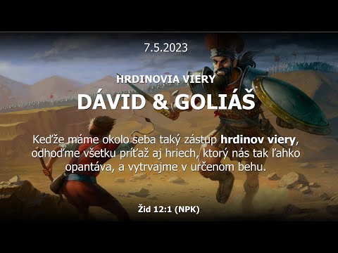 Video: Biblskí hrdinovia Dávid a Goliáš. Bitka