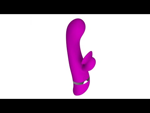 6959532315455 Вибратор с двойной стимуляцией / Pretty Love Vibrator Bert Color Purple 18.8 cm