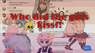 Who did the girls kiss?!😳✨🍵💕[]Momojirou💜🖤/Tsuocha💚💖[]bnha lyric prank{not}