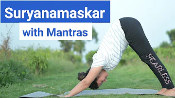 Suryanamaskar with mantra | Step by step Suryanamaskar | Suryanamaskar for weight loss
