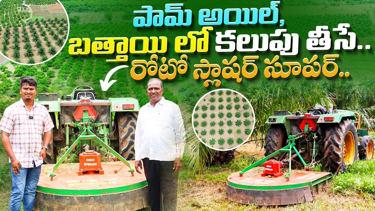 Tractor Rotoslasher| అన్నీ తోటలకు రోటో స్లాషర్ బాగుంది | Chain Roto Slashet | Shiva Agri Clinic
