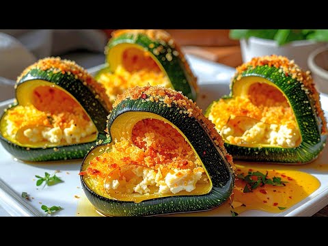 ألذ مفاجآت الكوسة وصفة عشاء مع طبق واحد 