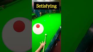 Snooker Headcam pov &amp; Table View Cue Ball Control asmr  satisfying videos gopro #snooker #short