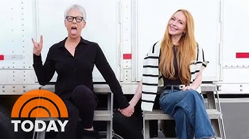 Jamie Lee Curtis and Lindsay Lohan pose for ‘Freaky Friday’ reunion