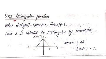 SS-11-Unit triangular function
