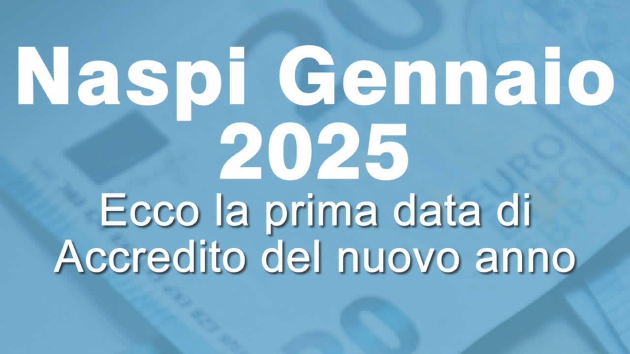 data pagamento naspi gennaio 2025