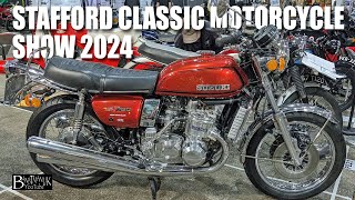 Stafford Classic Bike Show April 2024. Show motorcycles in high definition 4K & owner interviews