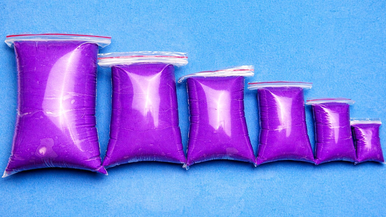 ASMR Clay Unboxing | From Small to Large - Super Satisfying Sounds (5:18 Minutes)