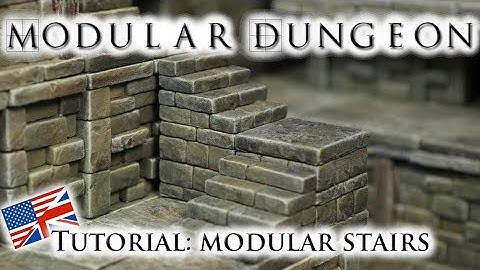 Modular Dungeon: modular stairs (tutorial powered by TWS, english)