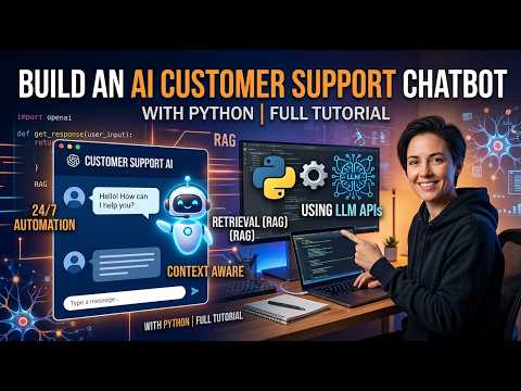 Build an AI Customer Support Chatbot with Python  | Full Tutorial
