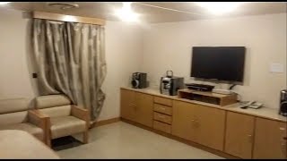 Ship Accommodation And Tour Ll Smoking Room ,Galley,Mess Room,Food