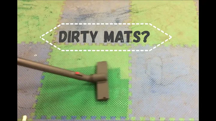 Steam Clean and extract dirty rubber floor mats with myvaporclean