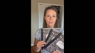 Composition notebooks back to school! MUST WATCH!  (Use link in description)