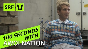 100 seconds with Awolnation (Aaron Bruno) | Interview | SRF
