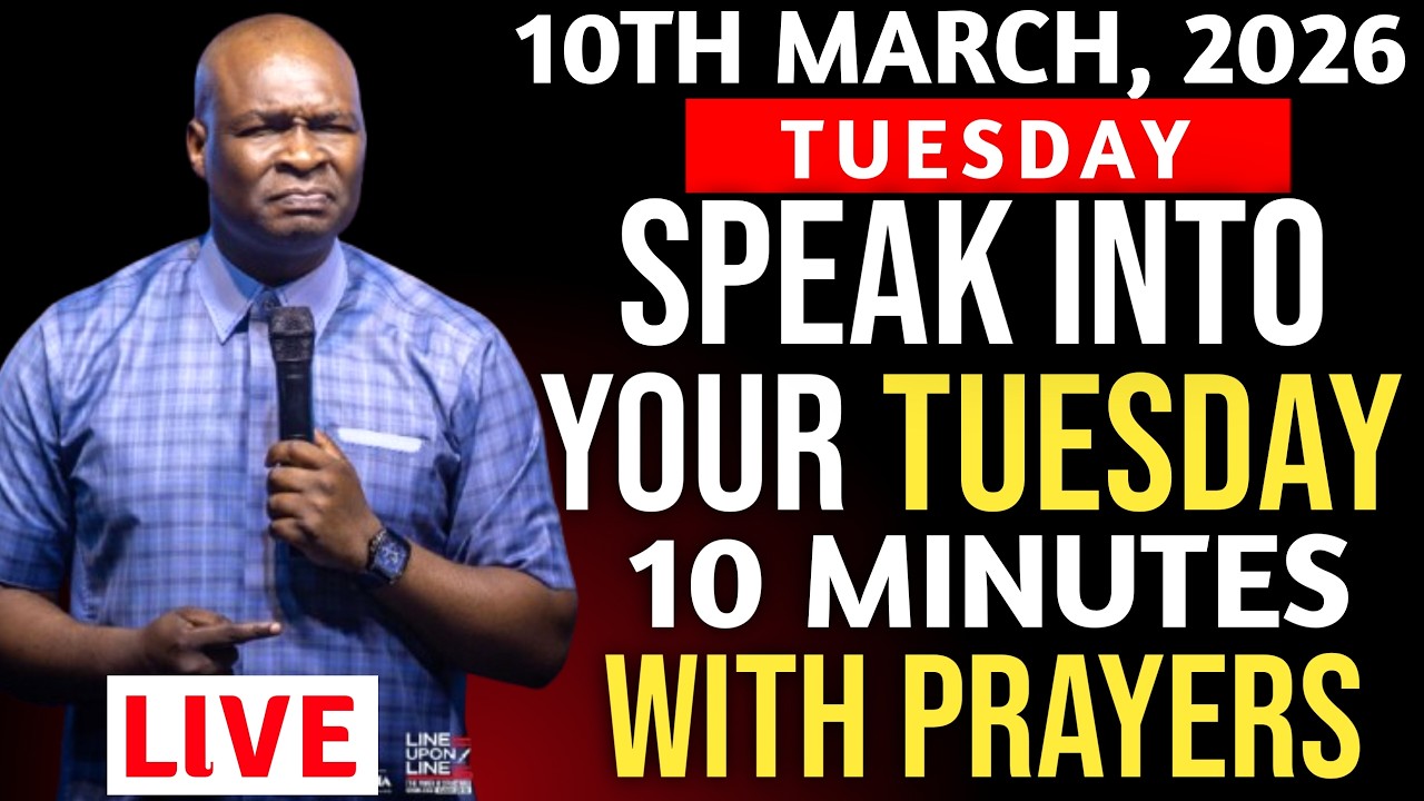 Tuesday 10th March, 2026] Speak Into Early Morning Prayer | Spiritual Prayer-Apostle Joshua Selman