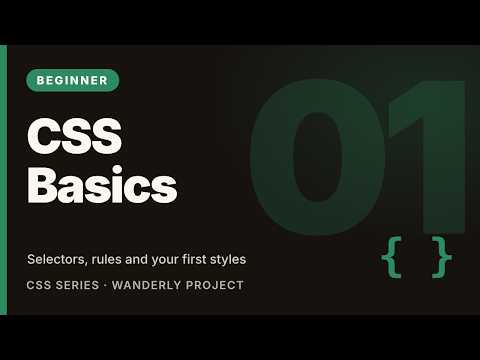 CSS Tutorial for Beginners: What is CSS? Selectors, Properties & Your First Stylesheet