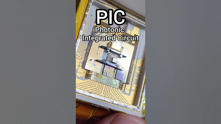 Inside a Photonic Integrated Circuit module from Infinera