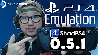 How to play PS4 Emulation on Steam Deck with ShadPS4 0.5.1 Emulator #steamdeck #ps4emulator #shadps4