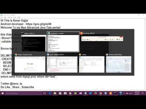 Callable Statement and