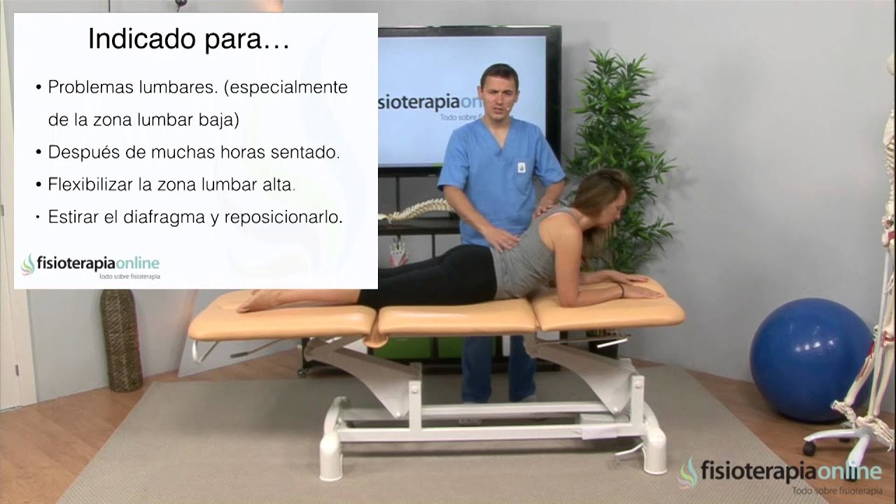 Tratamiento del dolor lumbar bajo o lumbalgia baja Fisioterapia