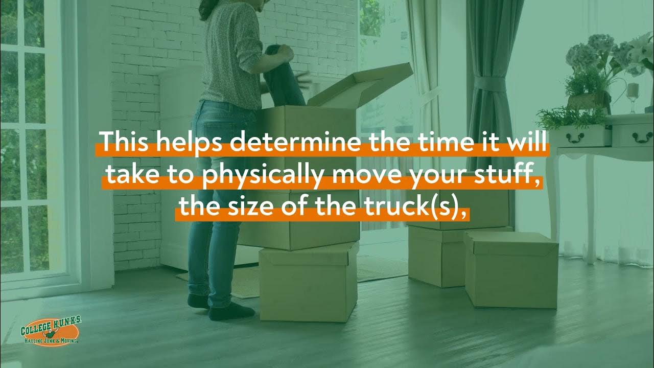 Do movers charge by weight or volume? YouTube