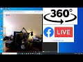 Facebook Live Stream 360 Video from RICOH THETA (V and Z1 models)
