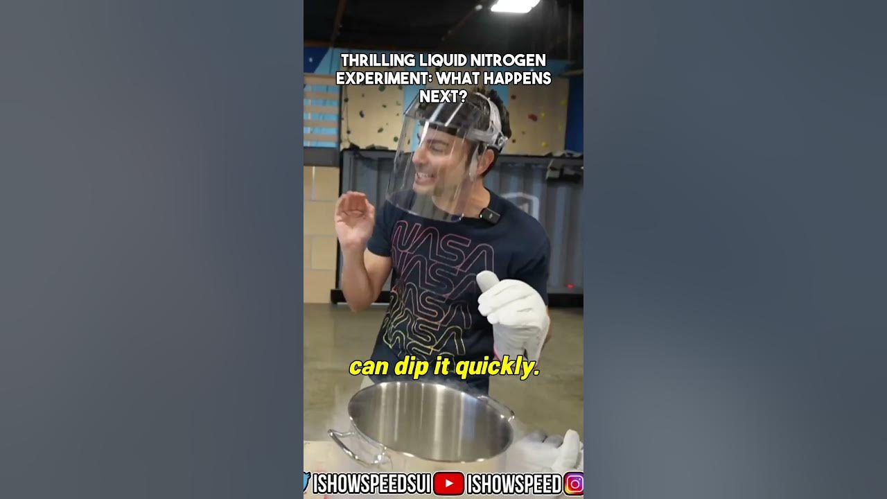 SPEED puts his HAND in Liquid Nitrogen. See what happens next... 🧊😱