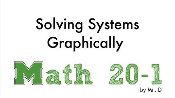 M20-1 - 8.1 Solving Systems Graphically