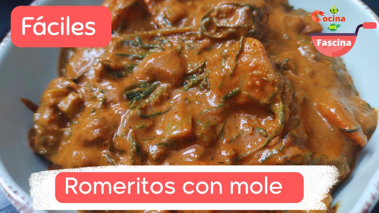 Рецепт Ромеритос с соусом Моле