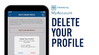 Delete your Profile on the Mobile App | GM Financial screenshot 5