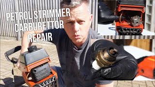 Petrol Strimmer Repair, "Wont Start Cuts Out" How To Strip Down Carburettor Change Spark Plug.