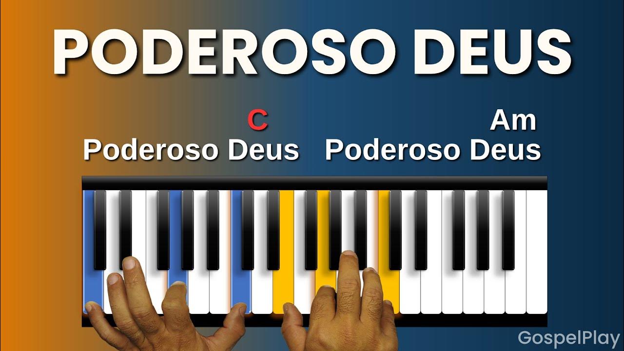 [link na descrição] PODEROSO DEUS Cifra SIMPLIFICADA para Teclado