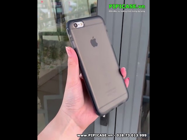 Ốp lưng iPhone 6/ 6S Plus - mặt lưng nhám chống bám vân, chống bám bẩn cực tốt, viền dẻo