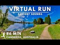 86 min virtual running for treadmill in canberra australia virtualrunningtv virtualrun