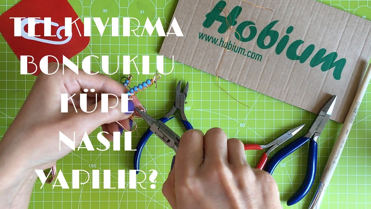 Tel Kıvırma İle Küpe Yapılışı Tel Kıvırma İle Küpe Yapılışı