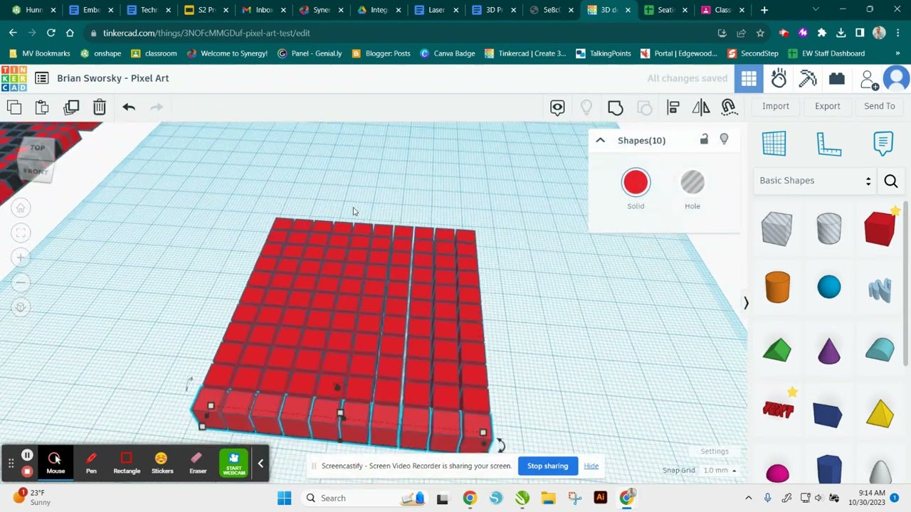 Creating your pixel box for your image - YouTube