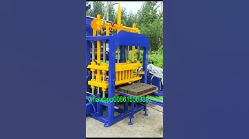 block making machine hollow block making machine concrete hollow block machine working site 2021