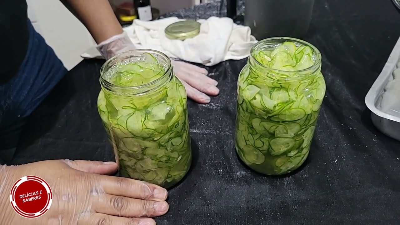 Conserva de pepino (Sunomono)