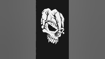 Skull Illustration in Inkscape #skullart #inkscape #digitalart